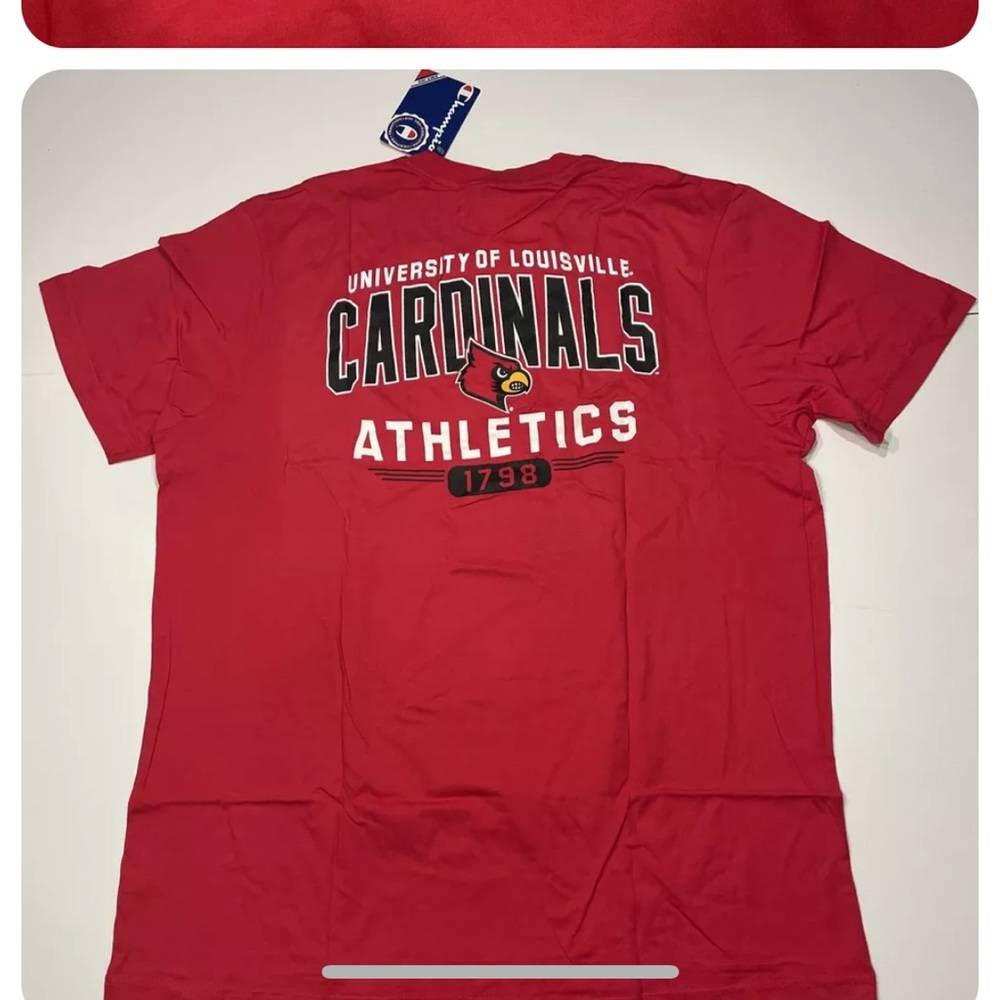 Louisville Cardinals Champion Shirt Size XL NEW WITH TAGS